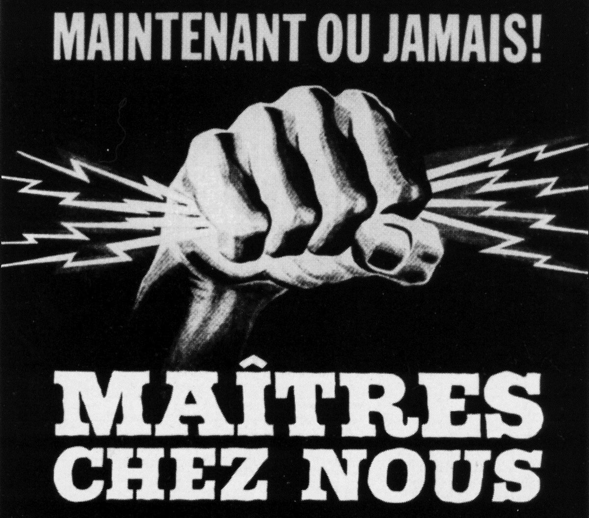 Affiche historique Maîtres chez nous